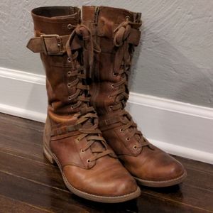 Timberland Brown Leather Savin Hill Boots